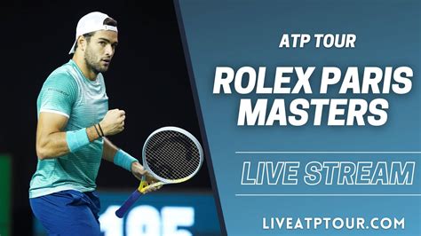 paris rolex masters tennis|watch Paris masters live tennis.